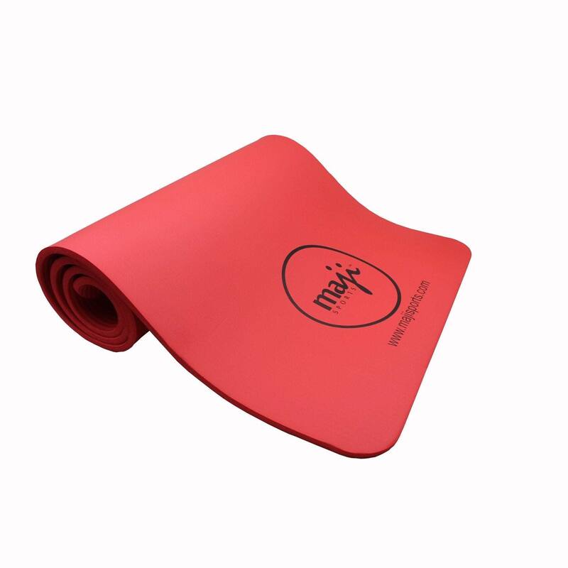 NBR Premium Eco Exercise Mat Yoga Mat - Red