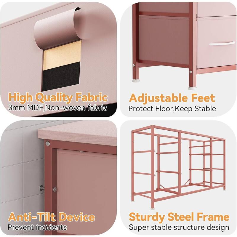 GAOMON Bedroom Dresser with 10 Large Drawers