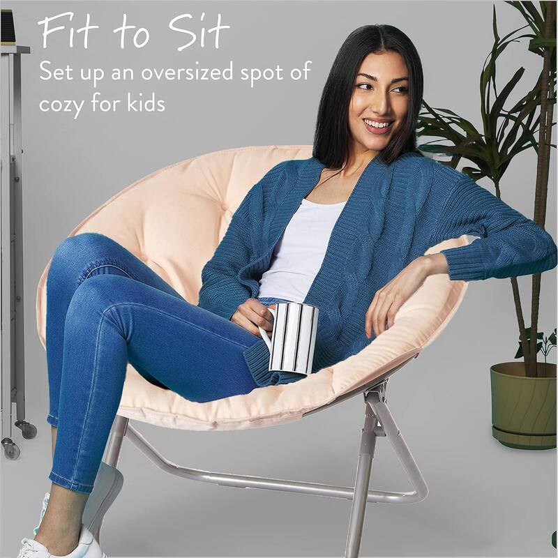 Urban Lifestyle Saucer Chair - 31 W *29.5 H *27 D IN