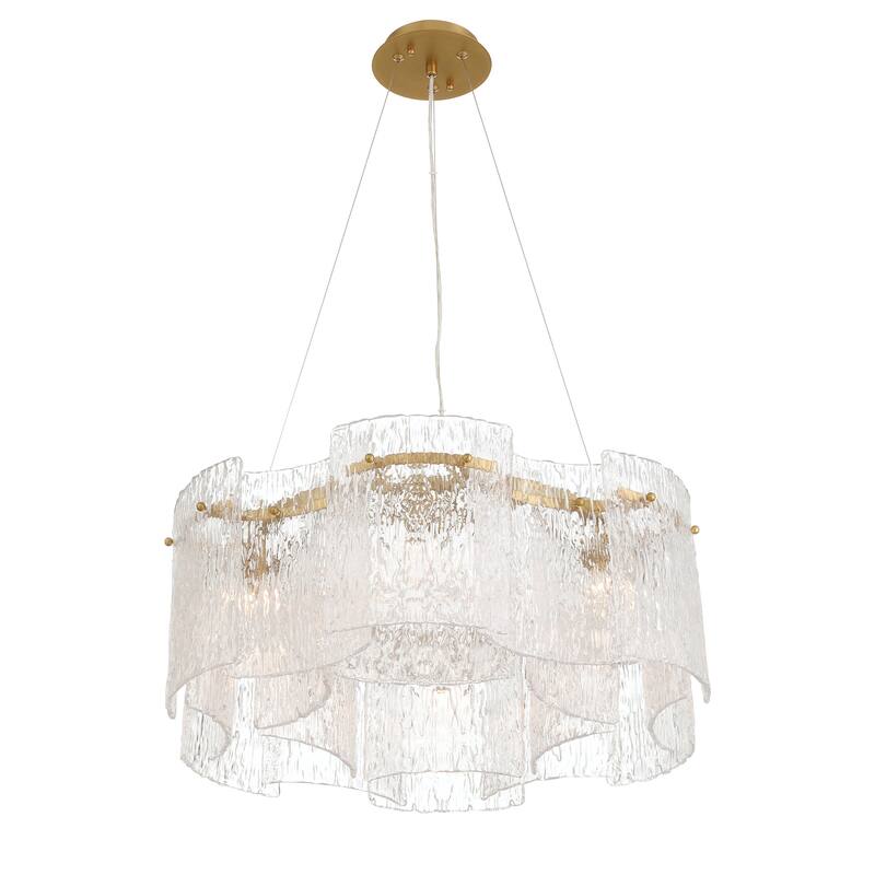 Metropolitan N2286 Brookstreet 6 Light 30" Wide Crystal Multi Light