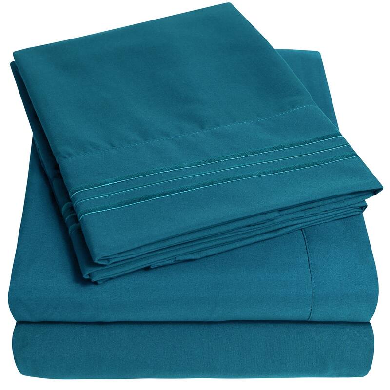 Sweet Home Collection 18"-24" Extra Deep Pocket, Double Brushed Microfiber Sheet Set