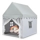 preview thumbnail 9 of 7, Costway Kids Play Tent Large Playhouse Children Play Castle Fairy