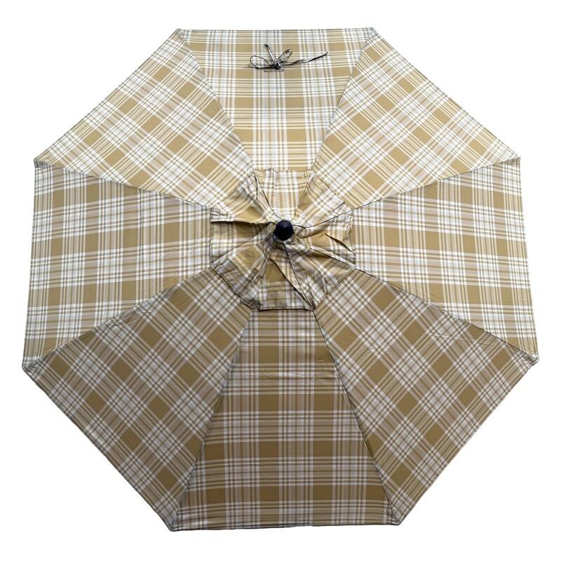 Tropishade 7.5' Market Umbrella with Sunbrella 5862 Dorthy Gold