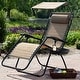 preview thumbnail 2 of 15, Homall Zero Gravity Chair Patio Lawn Chair Lounge Chair Folding Recliner Adjustable Outdoor with Canopy Shade and Cup Holder