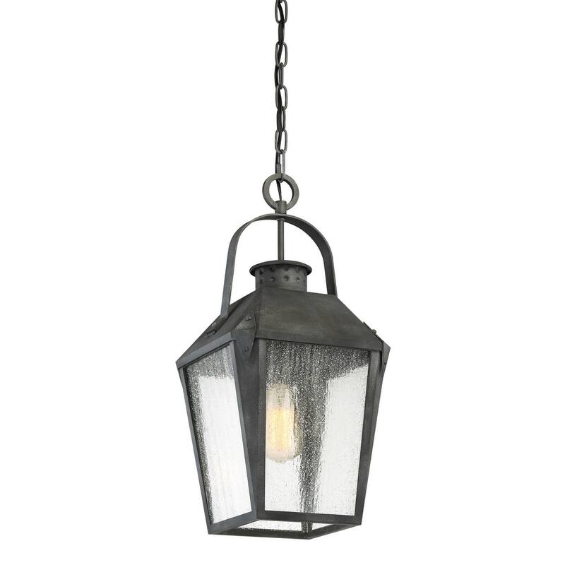 Roseto Cheatham Single Light 10" Wide Outdoor Lantern Style Pendant