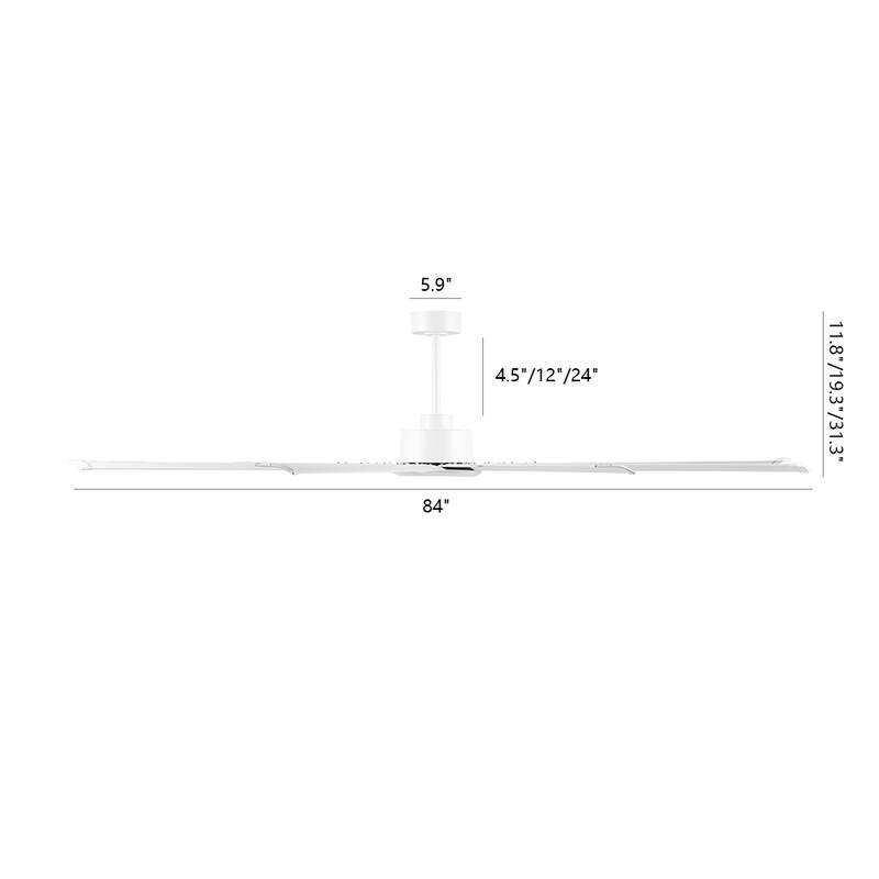 84 in. 96 in. 9 aluminium blades DC Motor Indoor Ceiling Fan & Remote