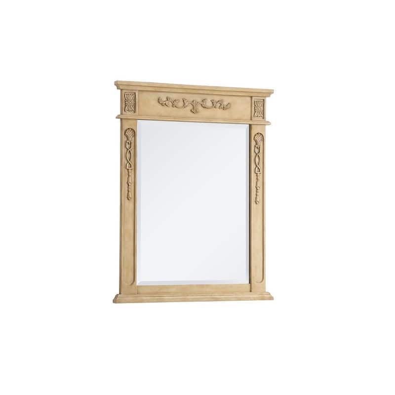 Elegant Lighting Antique Beige Vanity Mirror (22" x 28")