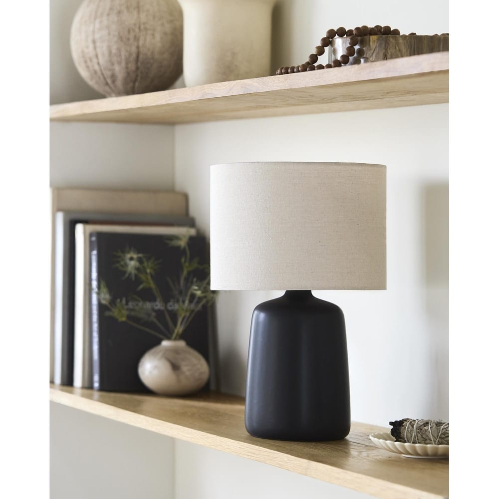 Livabliss Elio Modern Accent Table Lamp - 16"H x 10"W x 10"D