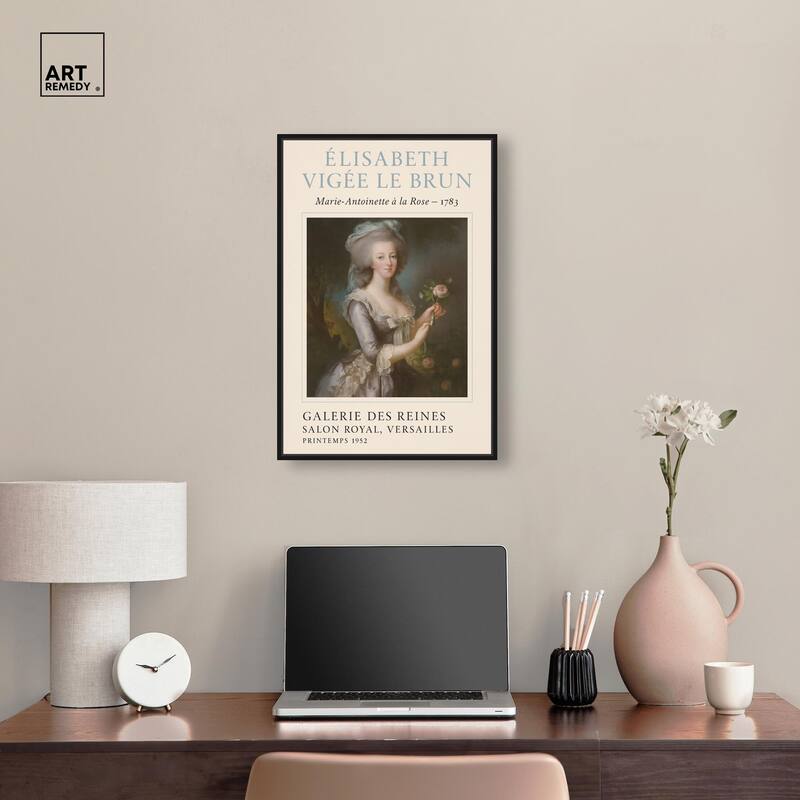 Queen and the Rose Canvas by Art Remedy