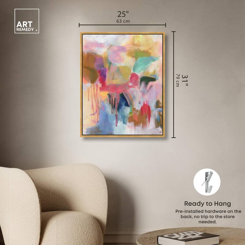 Art with Bold Colors Canvas by Art Remedy