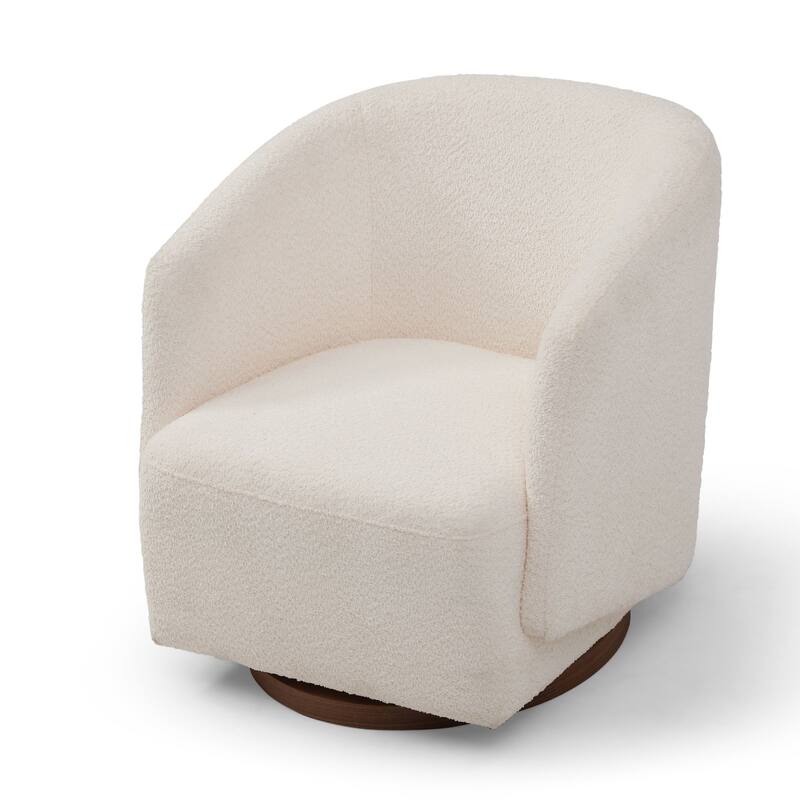 Swivel Armchair Round Barrel Chair Bed Bath & Beyond 39699103