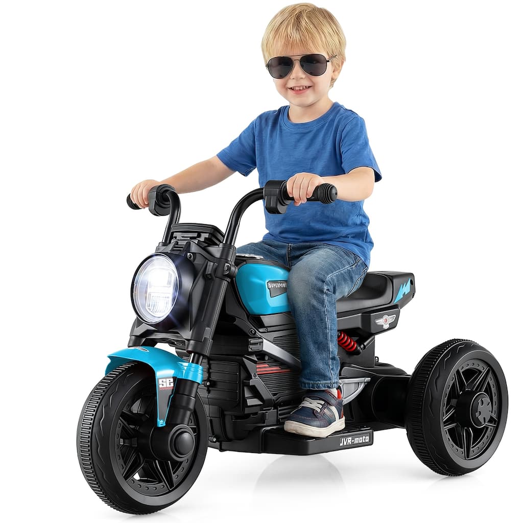 Gymax 6V Kids Motorcycle w/Song Story LED Headlights Accelerator