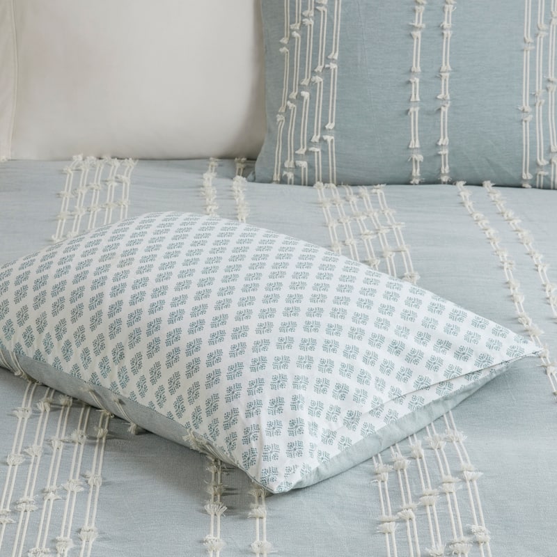 INK+IVY Kara 3 Piece Cotton Jacquard Comforter Set