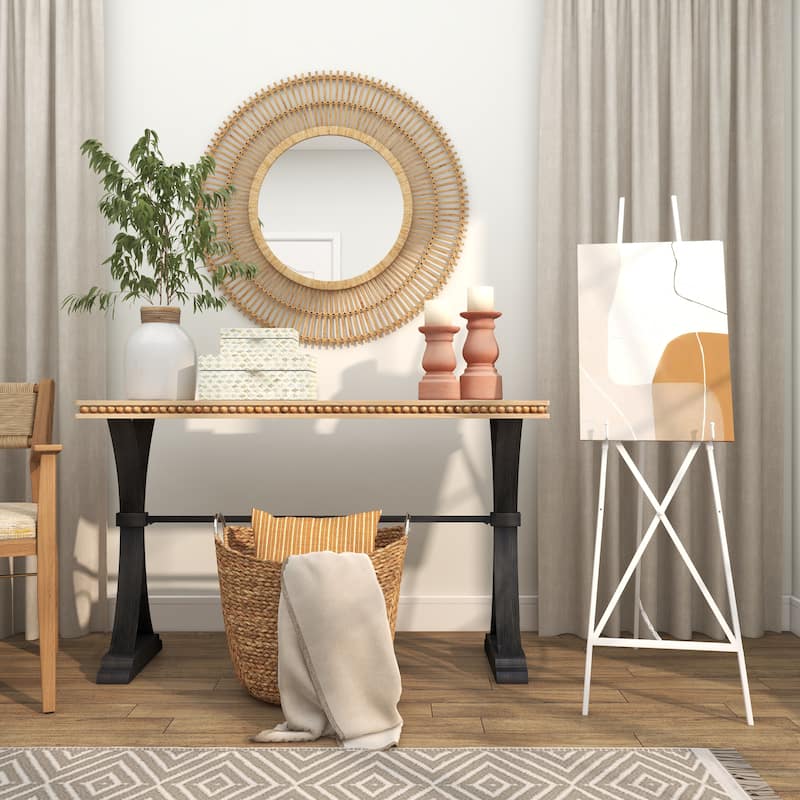 Metal Tall Adjustable 3 or 2 Tier Display Easel with Chain Support - White - Roche River Decor