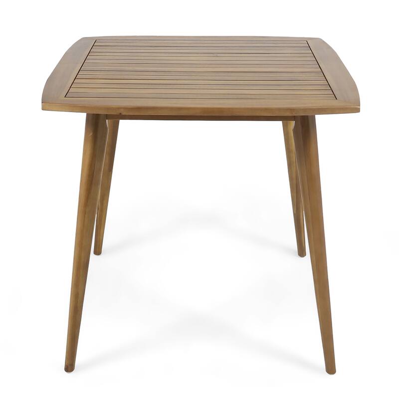 Wallace Indoor Square Acacia Wood Dining Table by Christopher Knight Home