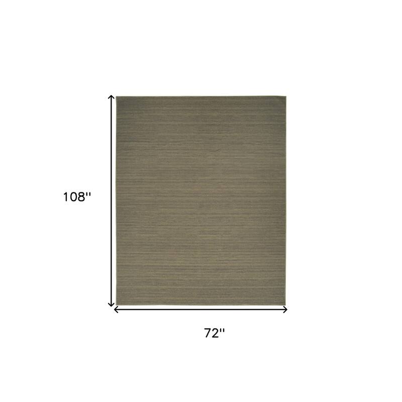 Gihox Power Loomed Abstract Modern Low Pile Area Rug By HomeRoots - 108' X '72' X '0.25