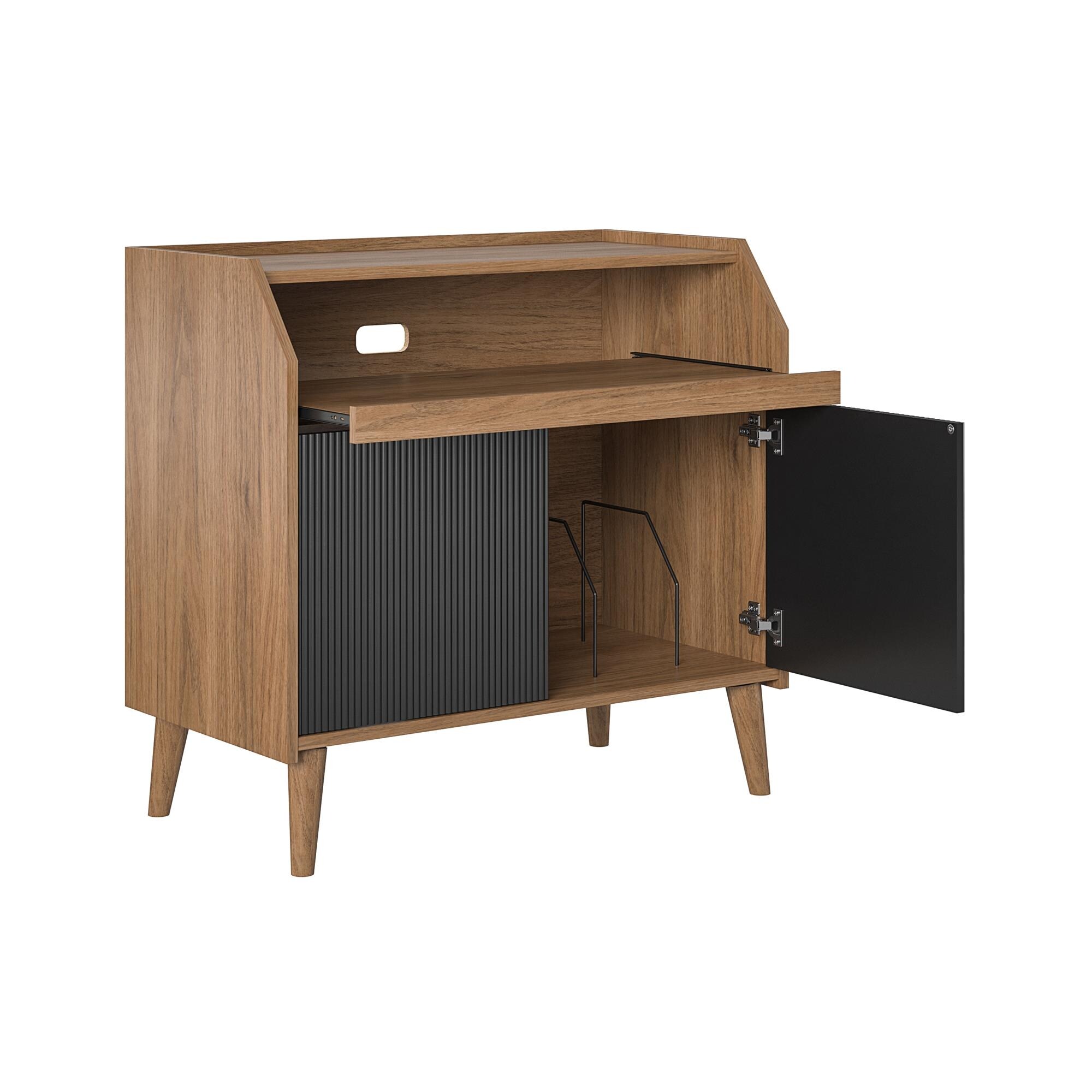 The Novogratz Magnolia Record Stand - Bed Bath & Beyond - 36116027
