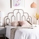 preview thumbnail 6 of 20, SAFAVIEH Paloma Metal Retro Headboard Antique Bronze - Bronze Finish - Full