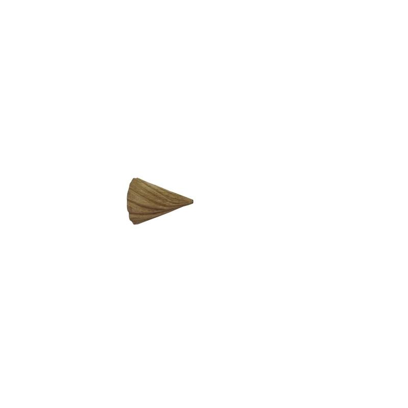 Mini Wavy Cone Wooden Christmas Tree - 5.5" - Brown