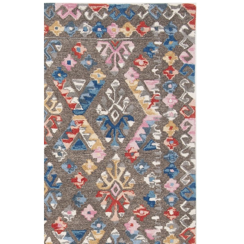 SAFAVIEH, Handmade Micro-Loop Anastazie Wool Rug