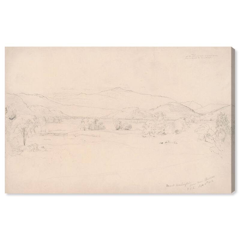 Study for View Mt. Washington Canvas by Art Remedy, Gallery Wrapped - 15" x 10"