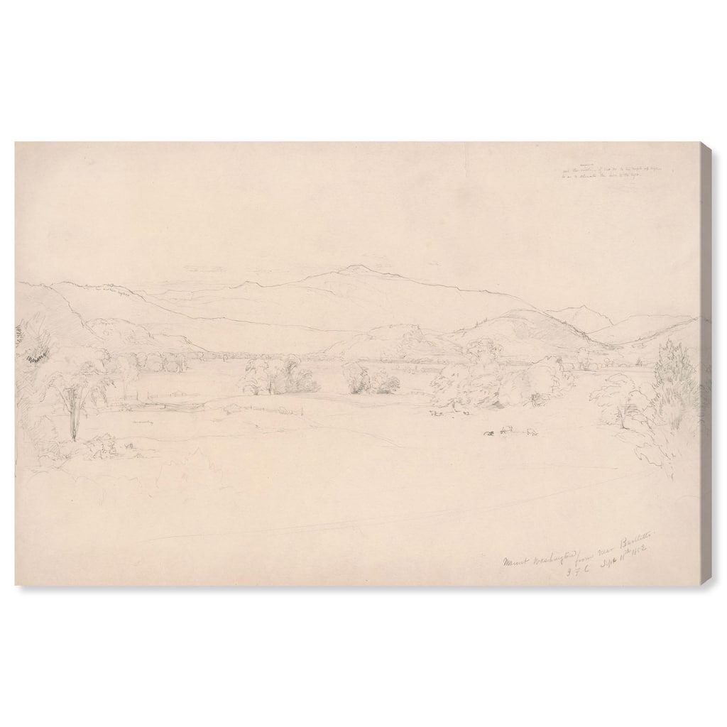 Study for View Mt. Washington Canvas by Art Remedy, Gallery Wrapped