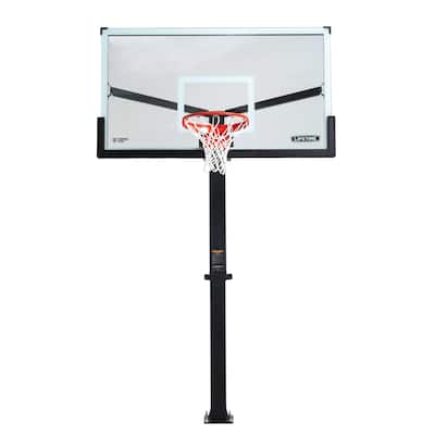 Lifetime Mammoth Bolt Down Basketball Hoop, 72 inch Tempered Glass