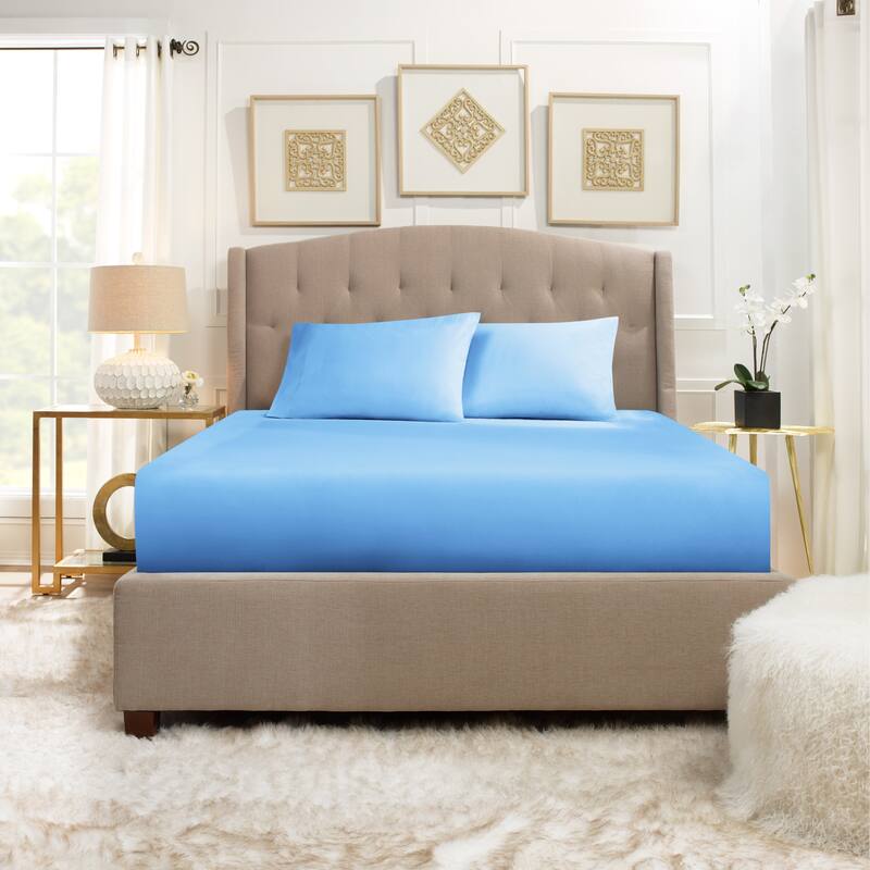 Empyrean Bedding Ultra Soft Microfiber 3 Piece Bed Sheet Set - Extra Deep Pocket Fitted Sheet with 2 Pillowcases