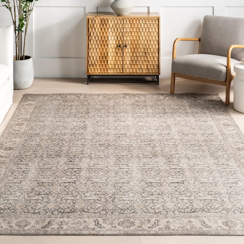 Nuloom Hillstone Collection Traditional Vintage Medallion Area Rug