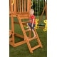 preview thumbnail 5 of 7, Sky View Wooden Swing Set with Slide, Glider, Picnic Table, and Playset Accessories