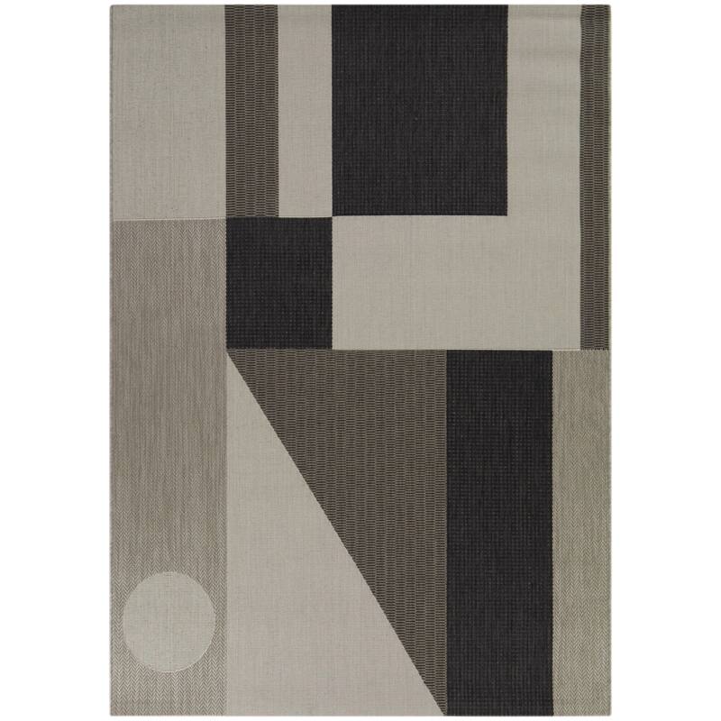 Galvin Modern Geometric Indoor/Outdoor Area Rug