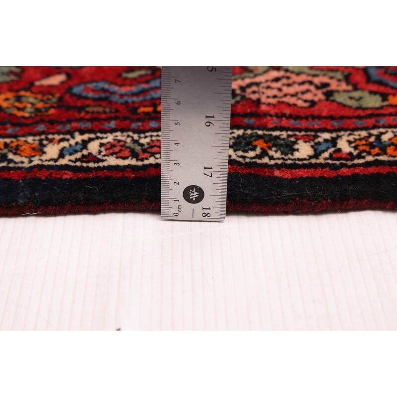 ECARPETGALLERY Hand-knotted Andelz Dark Navy Wool Rug - 4'8 x 8'3