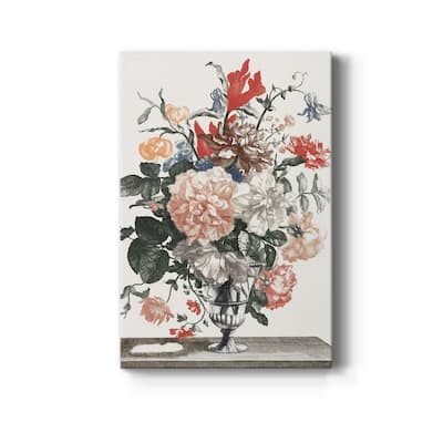 Flowers in a Glass Premium Gallery Wrapped Canvas - Ready to Hang