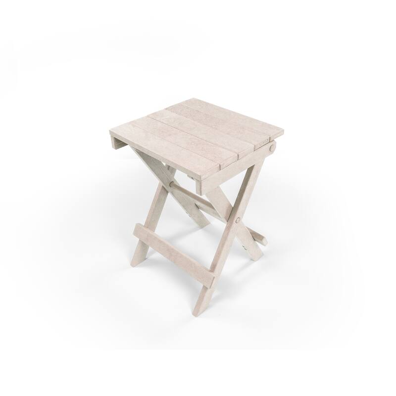 San Juan Fully Assembled All-Weather Recycled HDPE Outdoor Folding Bistro table