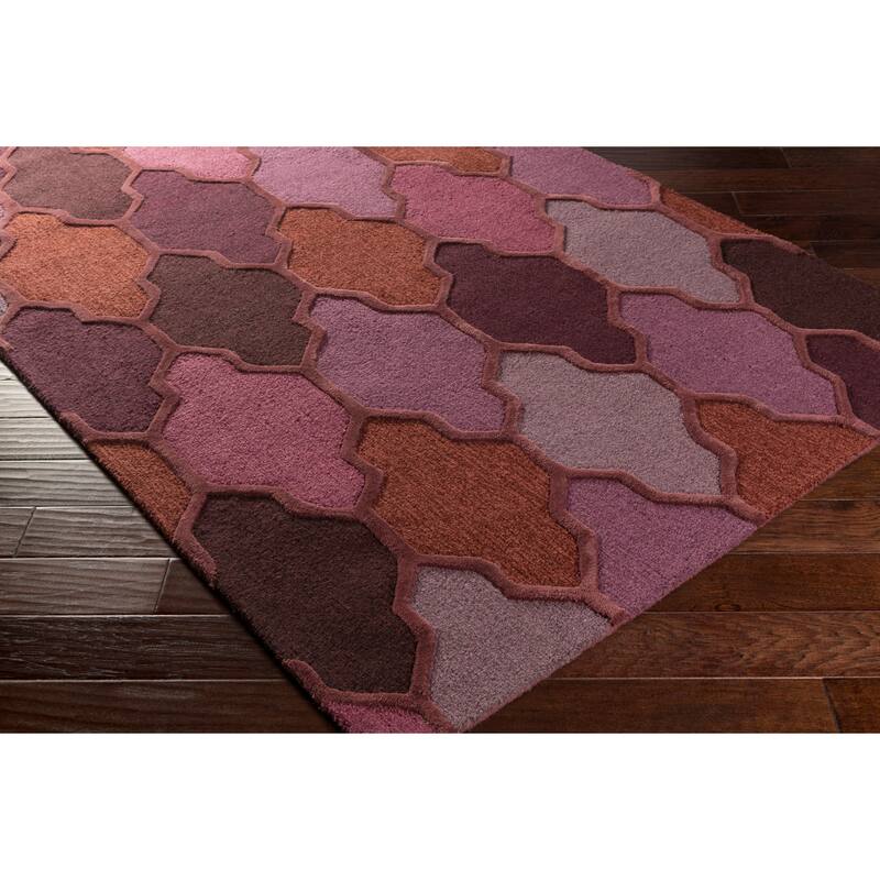 Hand-Tufted Ryde Moroccan Trellis Wool Rug