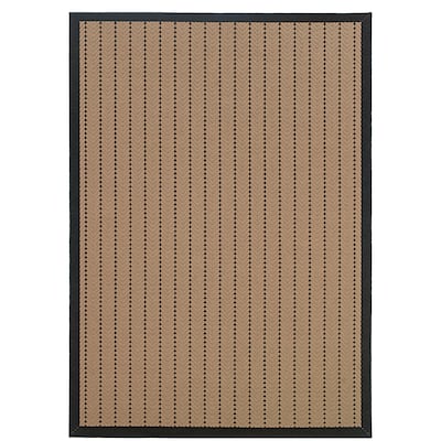 Jackson Beige Black Geometric Outdoor Casual Area Rug