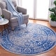 preview thumbnail 140 of 186, SAFAVIEH Adirondack Dakota Rustic Shabby Chic Distressed Rug 10' Round - Grey/Blue