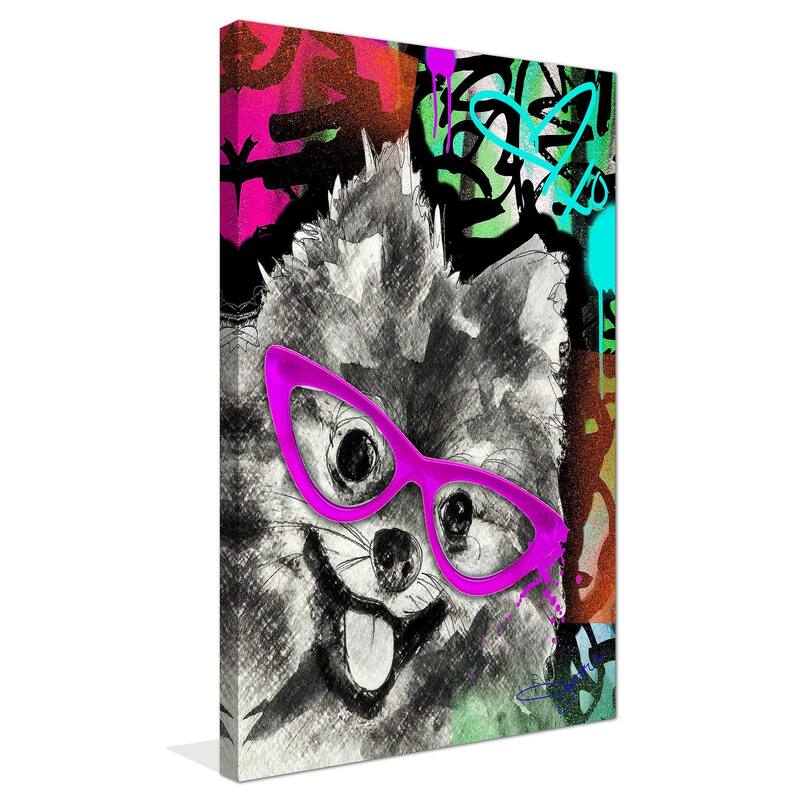 "Pomeranian" by Jodi Print on Canvas