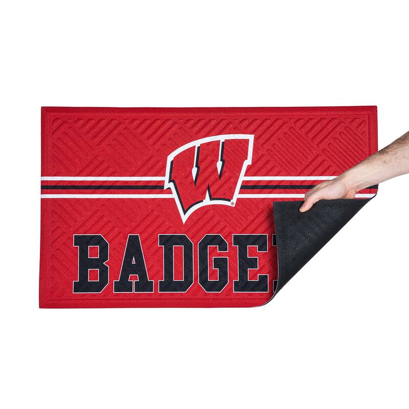 30 in. x 18 in. Embossed Mat, Cross Hatch, University of Wisconsin-Madison
