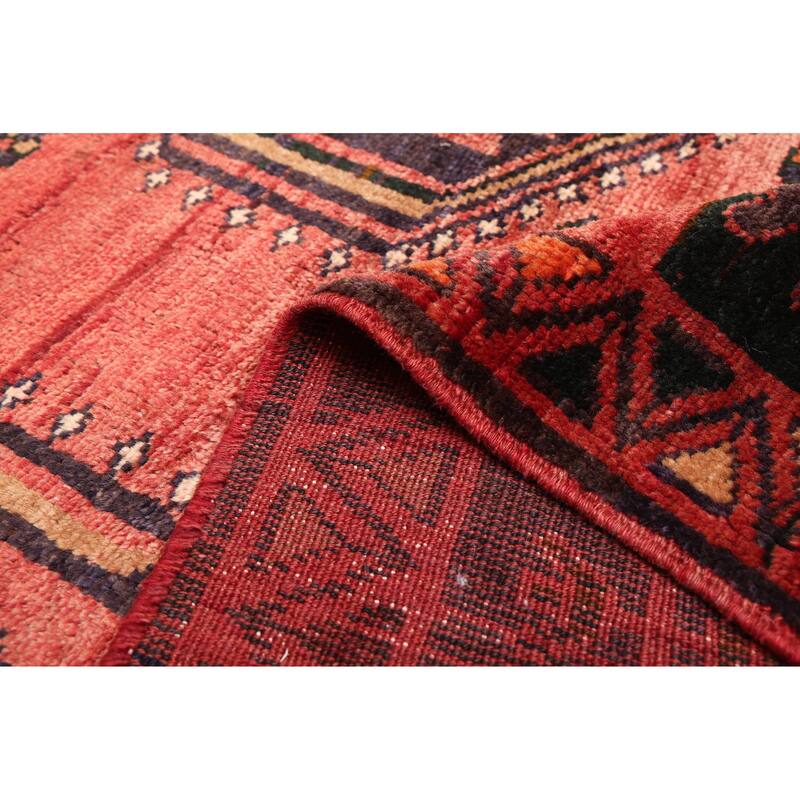 ECARPETGALLERY Hand-knotted Melis Vintage Dark Copper Wool Rug - 5'9 x 7'11