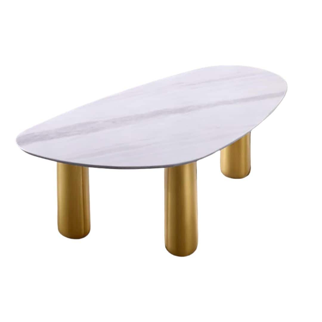 Contemporary Style 1pc Coffee Table Sintered Stone Top