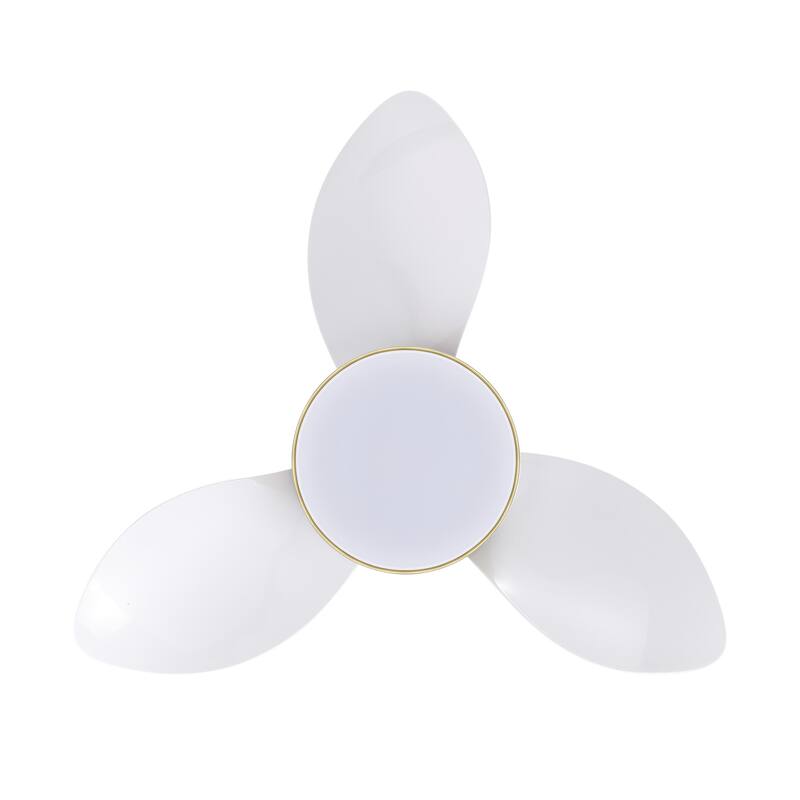 MLiAN 22 inch 3 ABS Blades Smart indoor LED Ceiling Fan with Remote