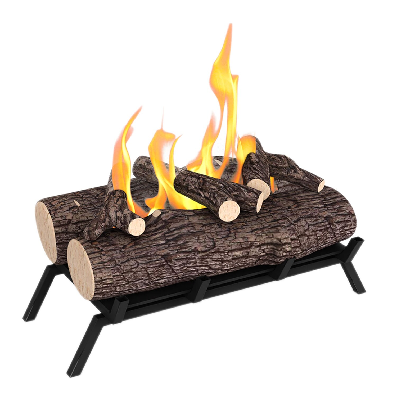 Shop Regal Flame 18 Ethanol Fireplace Grate Log Set With Burner
