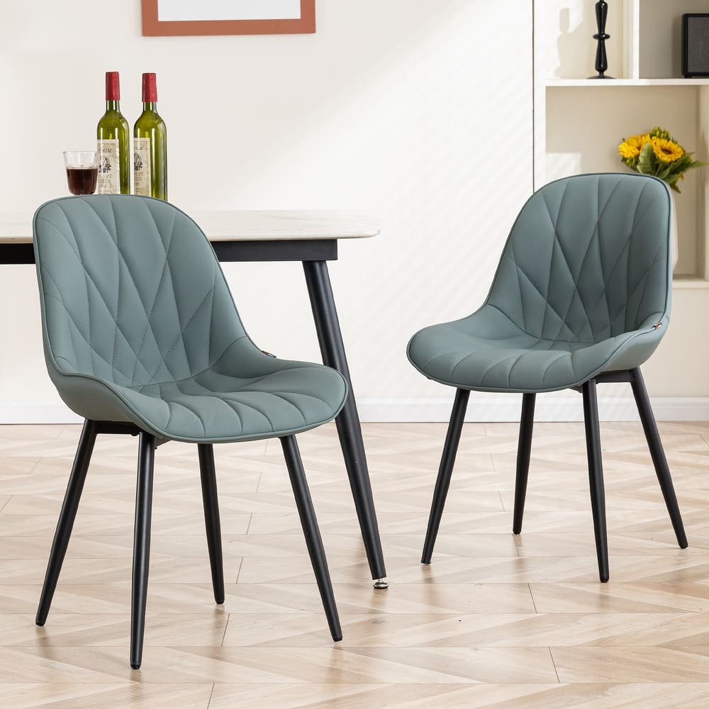 Upholstered Dining Chairs Set of 2 Modern Kitchen Chairs