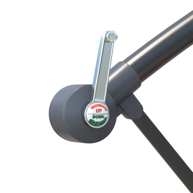 Corvus Vera 10-foot Cantilever Hanging Tilt Offset Canopy Patio Umbrella