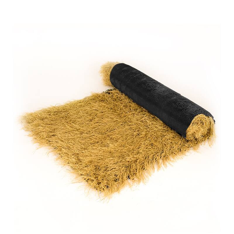 16.4*3ft Polyester balcony fence shade cloth stone pattern (5.1oz) - gray