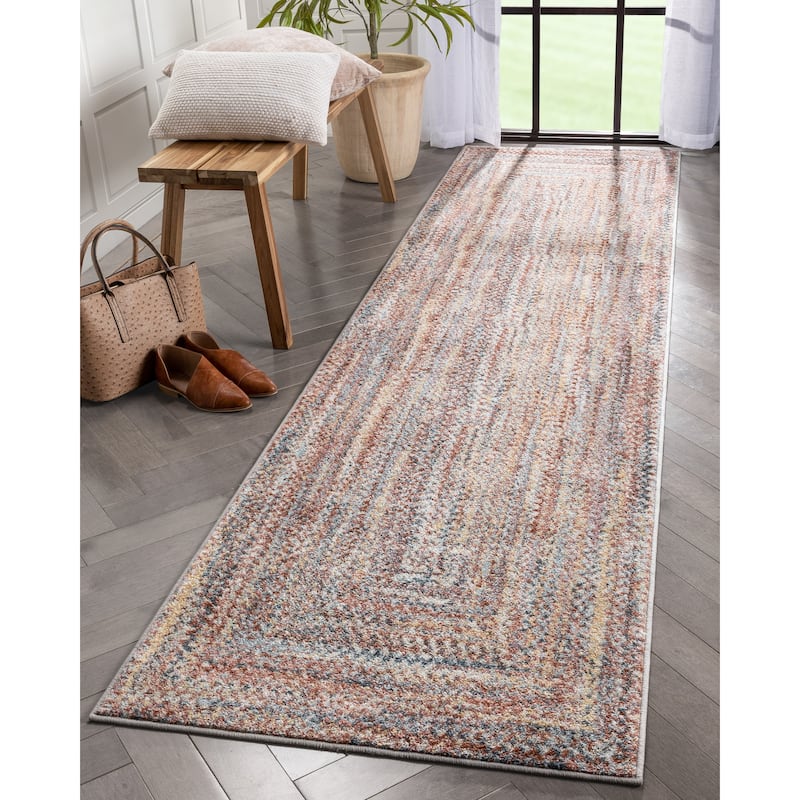 Well Woven Rodeo Chindi Bohemian Vintage Area Rug