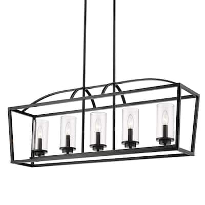 Mercer Linear Pendant - Matte Black