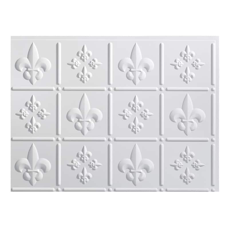 FASÄDE Fleur de Lis Decorative Vinyl Backsplash Panel