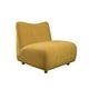 preview thumbnail 19 of 21, Art Leon Jacquard Fabric Module Accent Chair Yellow